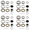 Trailer Hub Wheel Bearing Kit 4 Sets for 5200-6000 lb Tandem Axles