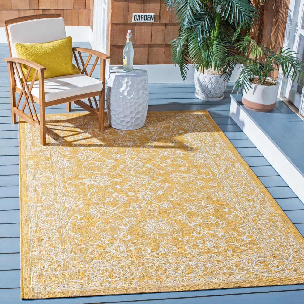 SAFAVIEH Courtyard Collection Indoor-Outdoor Area Rug for All