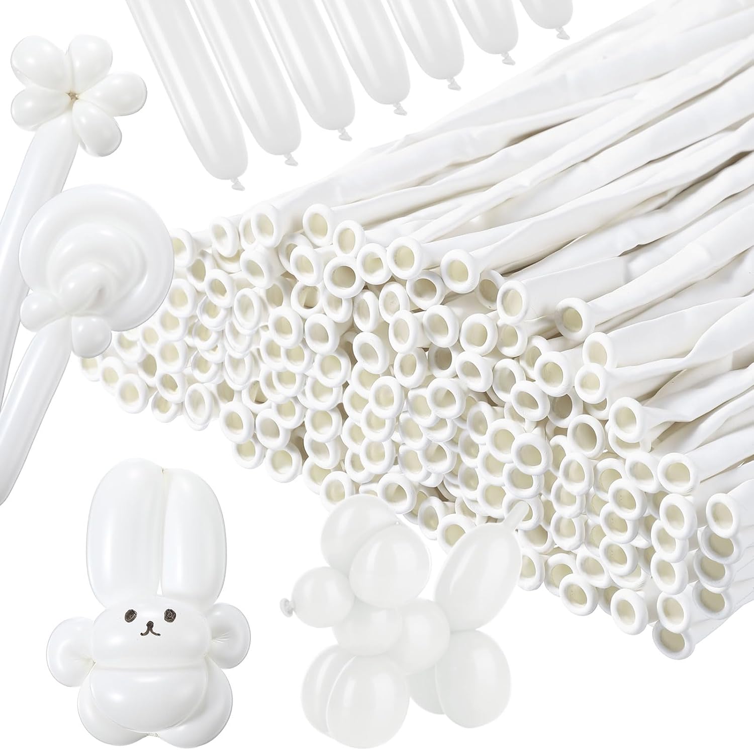 Lenwen 1000 Pcs Long Balloons for Parties, Weddings, and More