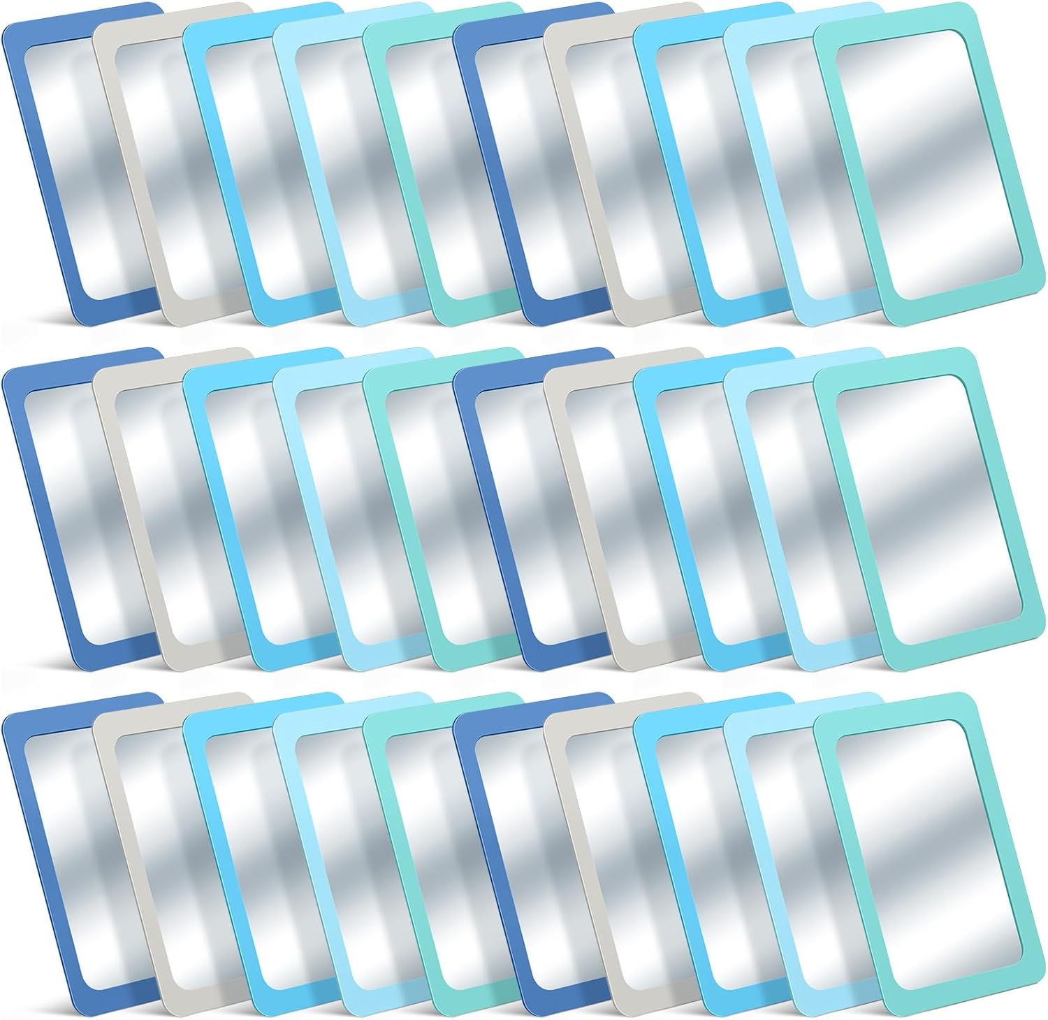 30 Pcs Back to School Small Mirrors for Kids Craft Projects