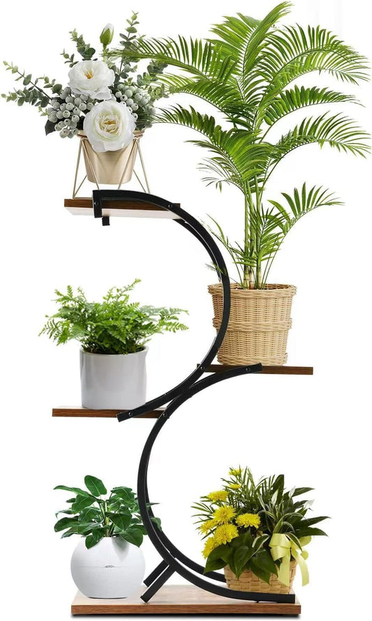 4 Tier Plant Stand Indoor for Space-Saving Flower Display