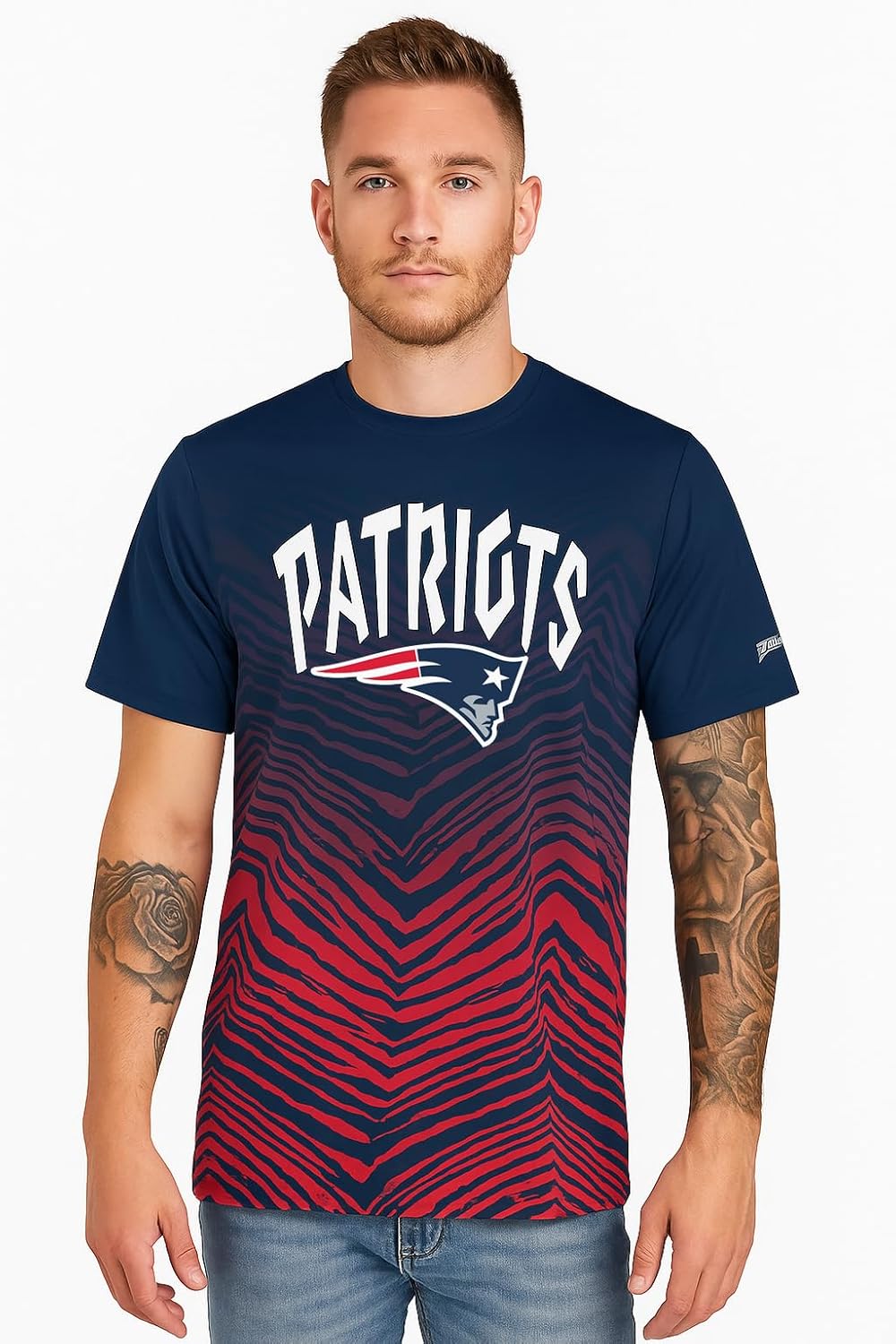 Zubaz NFL Teams Men's Short Sleeve Graphic T-Shirt for Fans