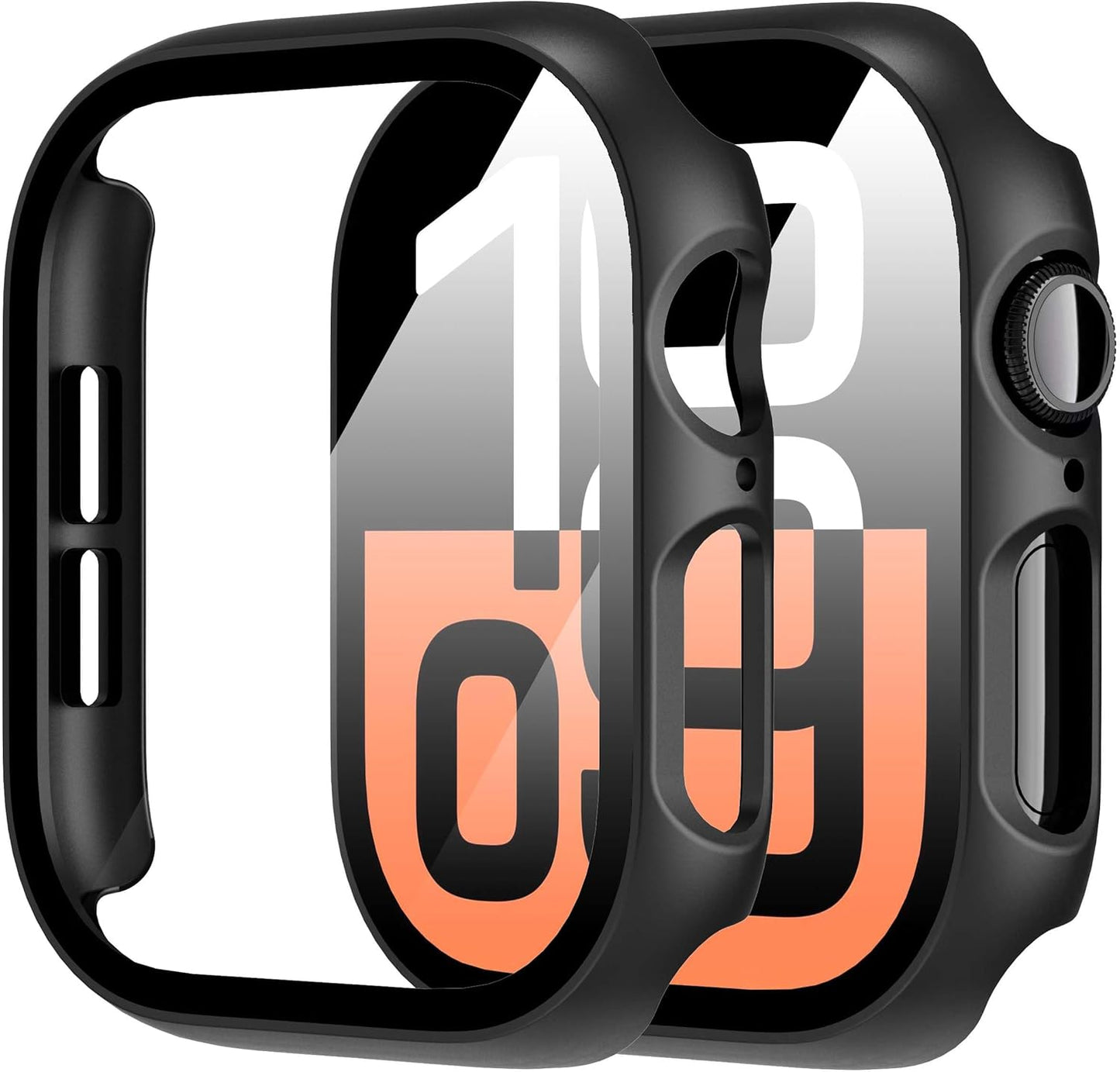 Shockproof Glass Case 2-Pack for Apple Watch Series 10