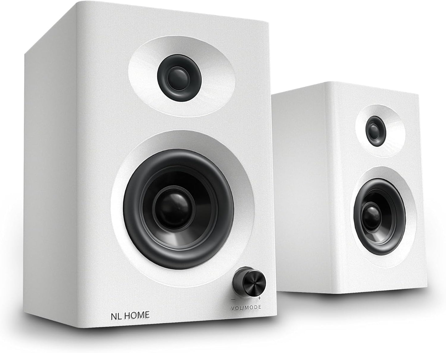 Compact Bluetooth 5.3 Bookshelf Speakers - Rich Sound, 60W, NL HOME