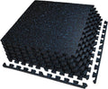 AIRHOP 24 Sq Ft Exercise Equipment Mats for Home Gym Flooring