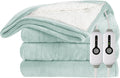 Electric Heated Blanket Microplush Cover Blanket, Queen Size - Cozy