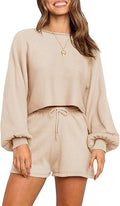 ZESICA Women's Casual Long Sleeve Knit Pullover Sweatsuit - Cozy