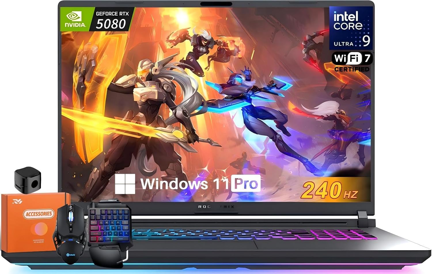ASUS ROG Strix G18 Gaming Laptop with GeForce RTX 5080 Power