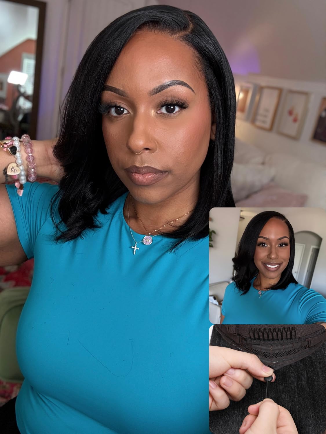 Nadula Yaki Straight Bob Glueless Wig for Effortless Style