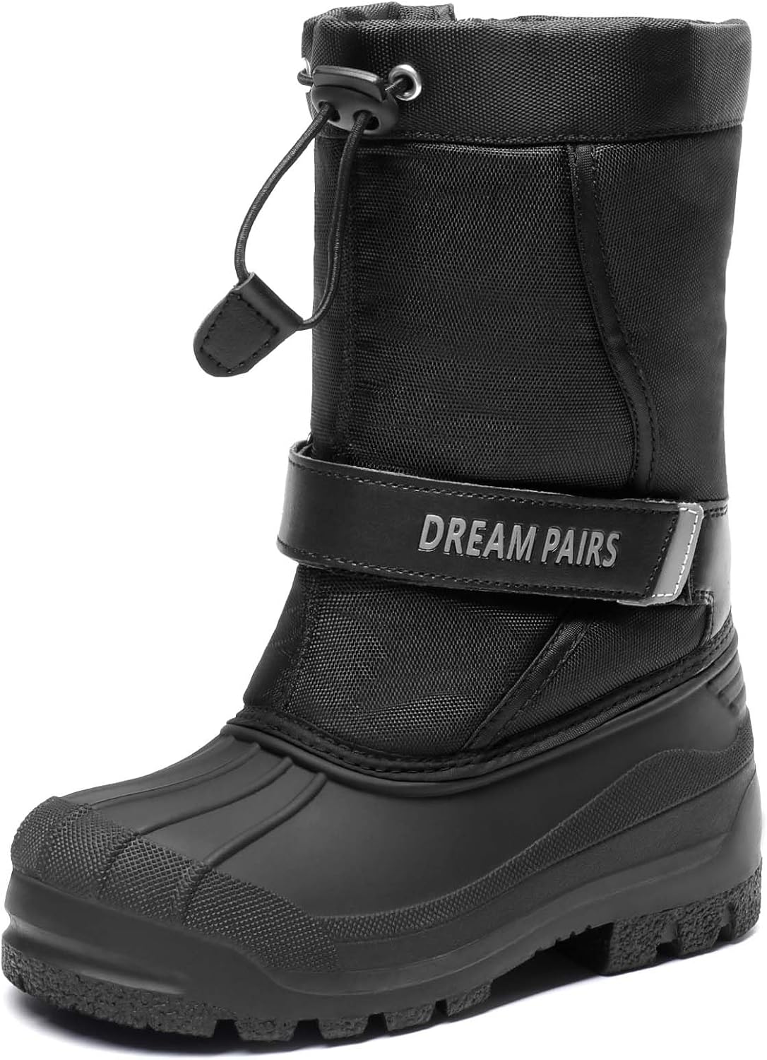 DREAM PAIRS Mid Calf Water-Resistant Winter Snow Boots for Kids