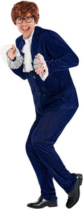 Morph Blue 60s Swinger Costume Groovy Costume for Men - Spy Style