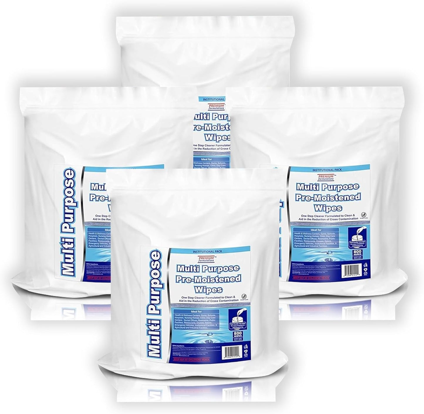 Wet Wipes Bulk - 3200 Commercial Disposable Wipes Value Pack