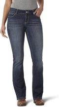 Wrangler Women's Premium Patch Mae Jean - Flattering Boot-Cut Fit on