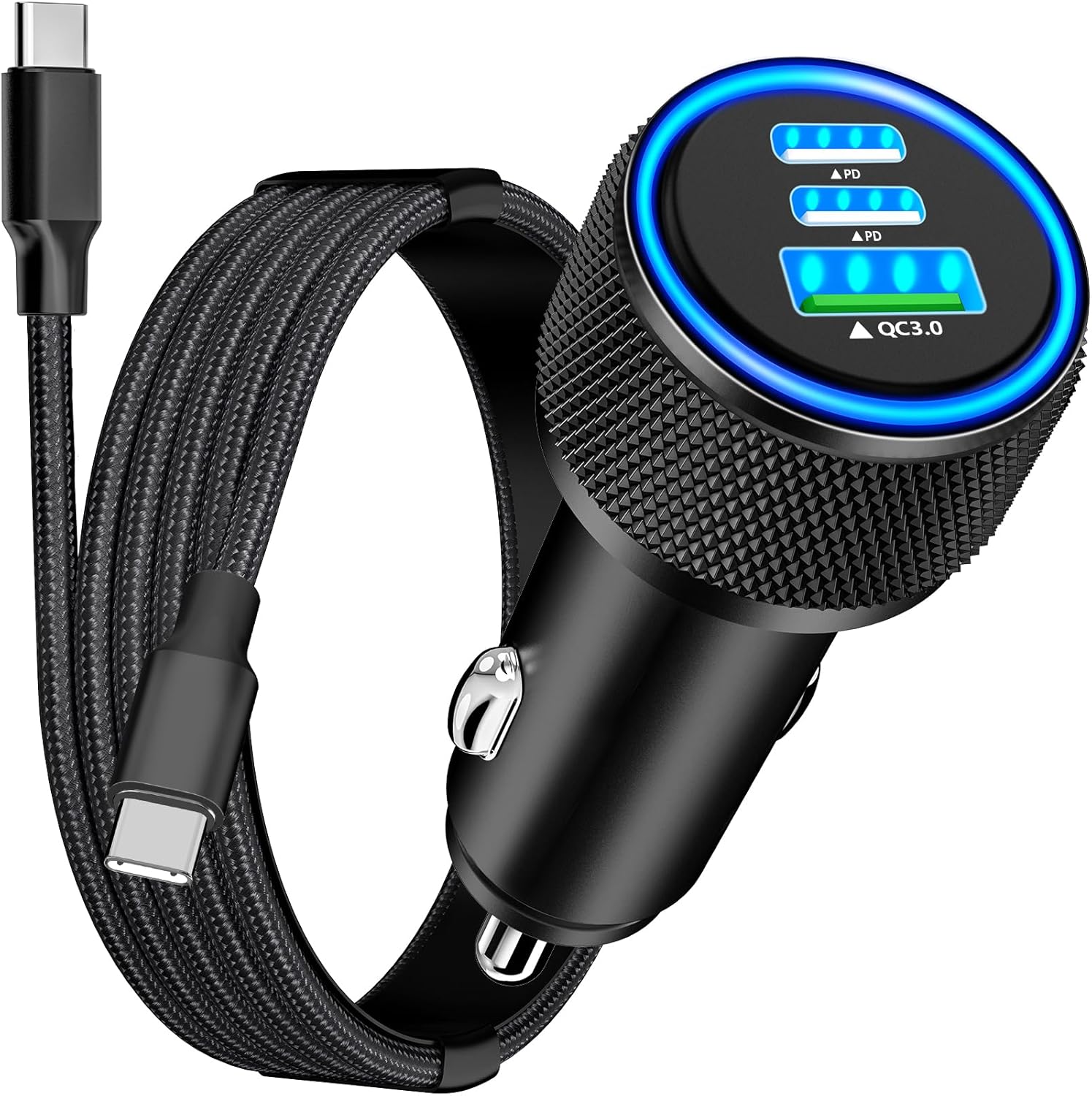 Fast Charge 3 Devices Simultaneously with Rombica iPhone Car Charger!