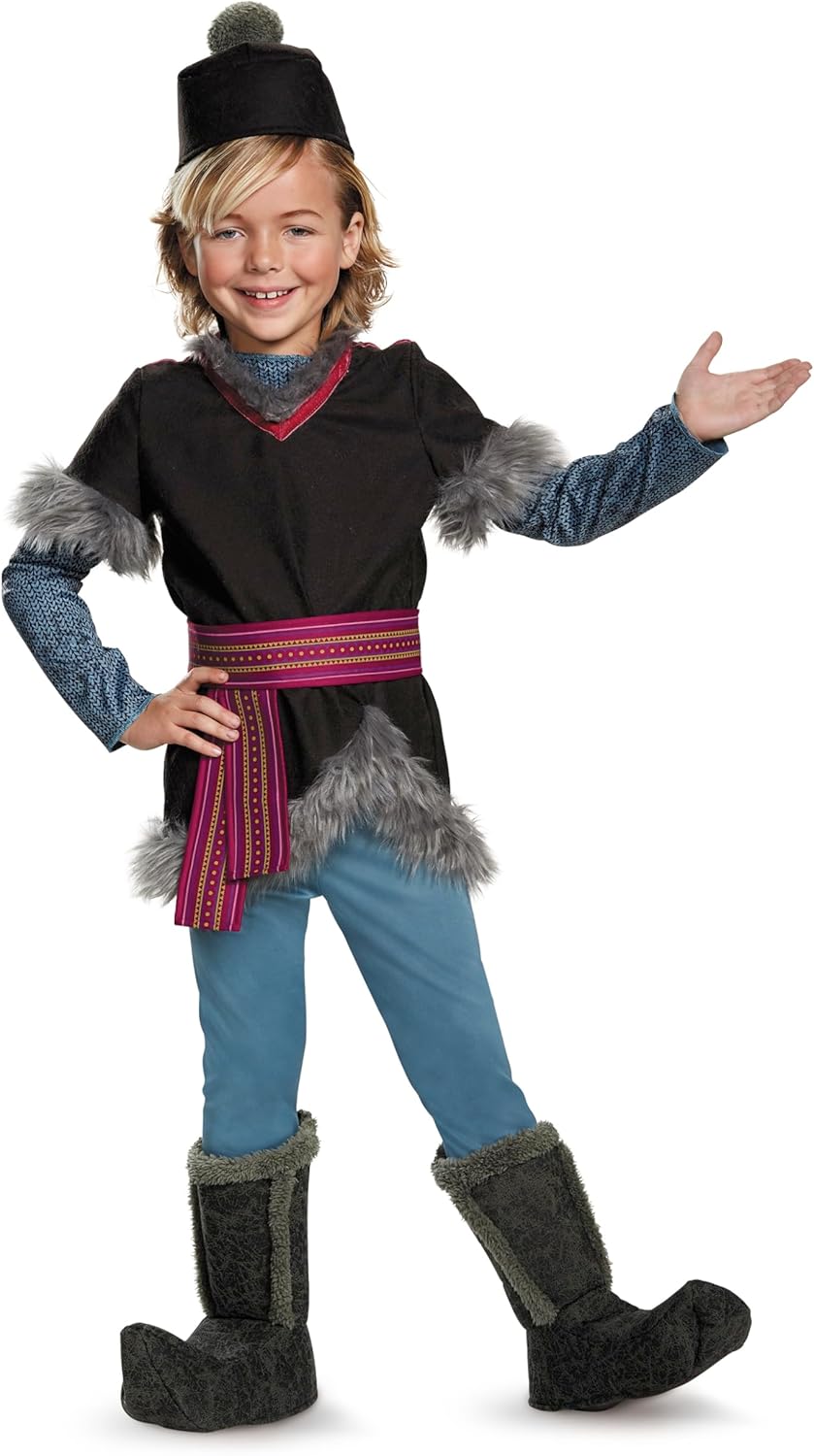 Kristoff Deluxe Child Frozen Costume for Kids - Authentic Design