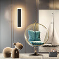 Aipsun Modern Black LED Outdoor Wall Light 2 Pack - Bright Warm Glow