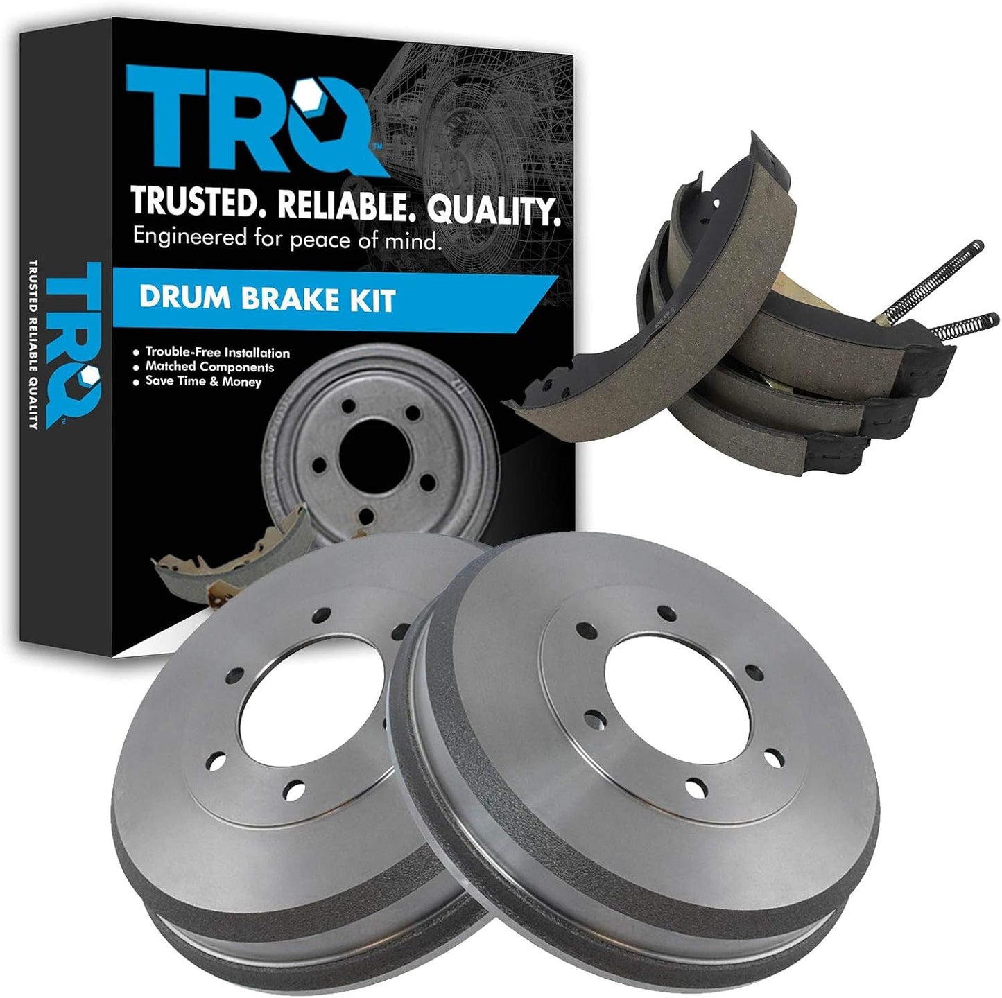 TRQ Rear Brake Drum & Shoe Kit for Colorado Canyon Pickup