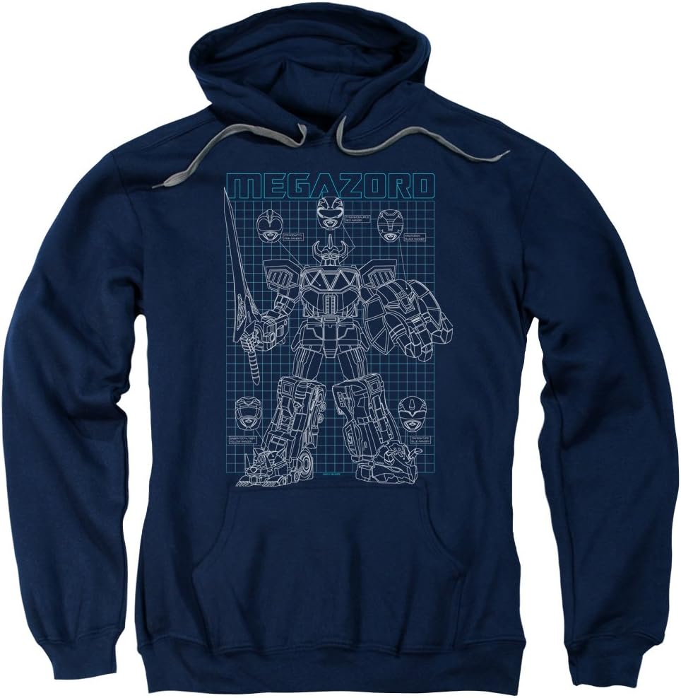 Power Rangers Mega Plans Unisex Adult Pull-Over Hoodie Review