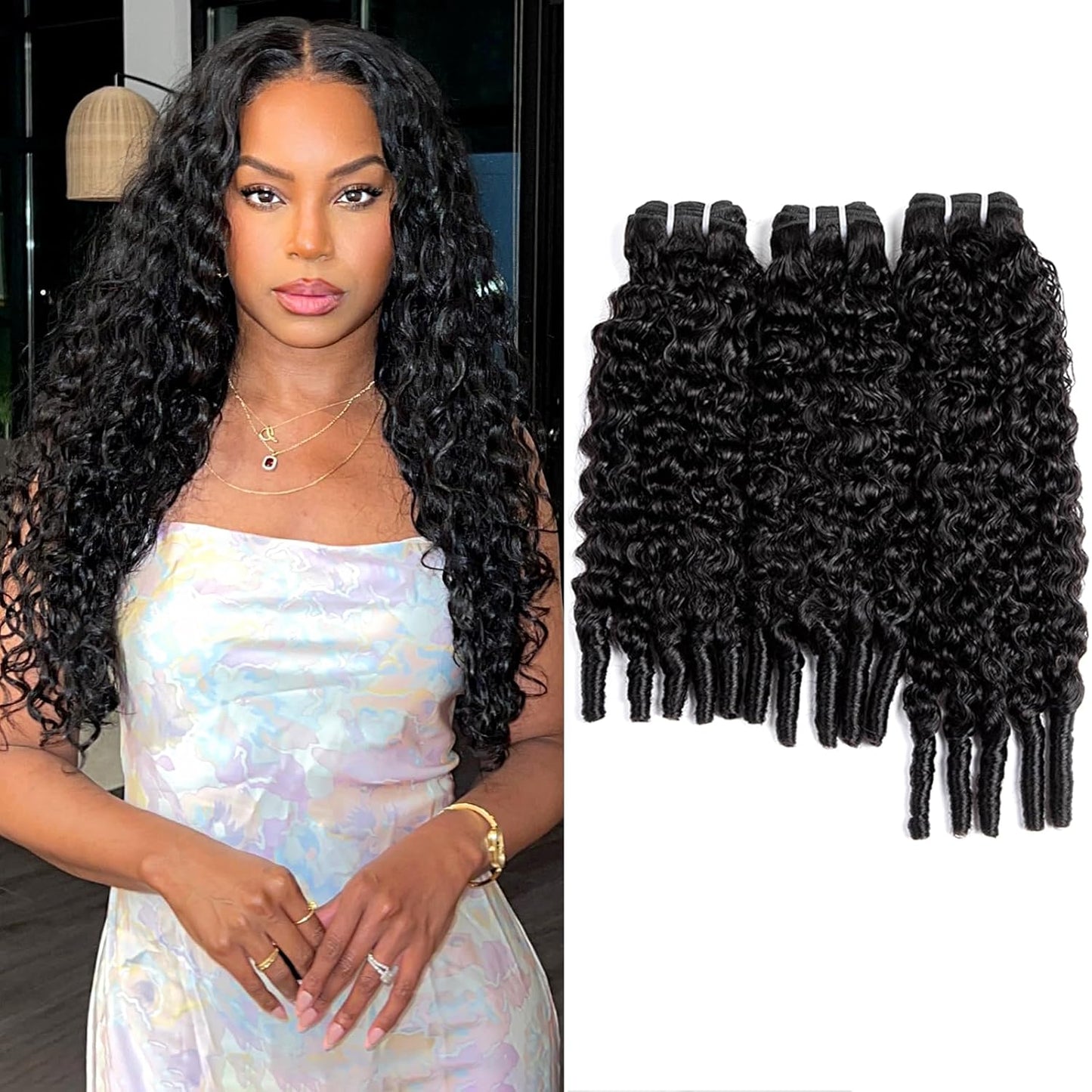 Burmese Curly Bundles Human Hair Extensions for Stunning Styles