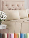 King Size 4 Piece Sheet Set - Cooling, Deep Pockets, Ultra-Soft