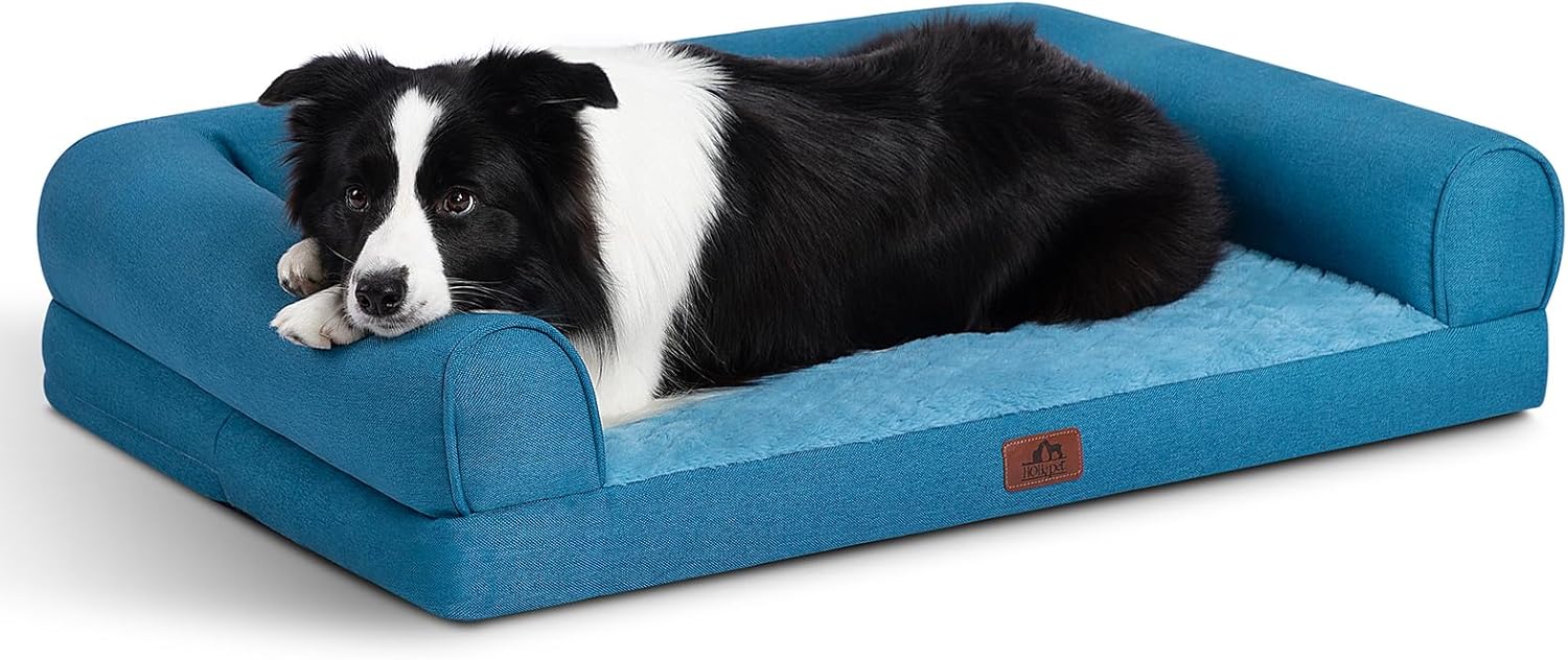 Hollypet Orthopedic Dog Bed for Large Dogs with Supportive Foam