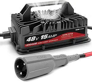 YILEIDE 48 Volt Golf Cart Battery Charger for Club Car 15 AMP