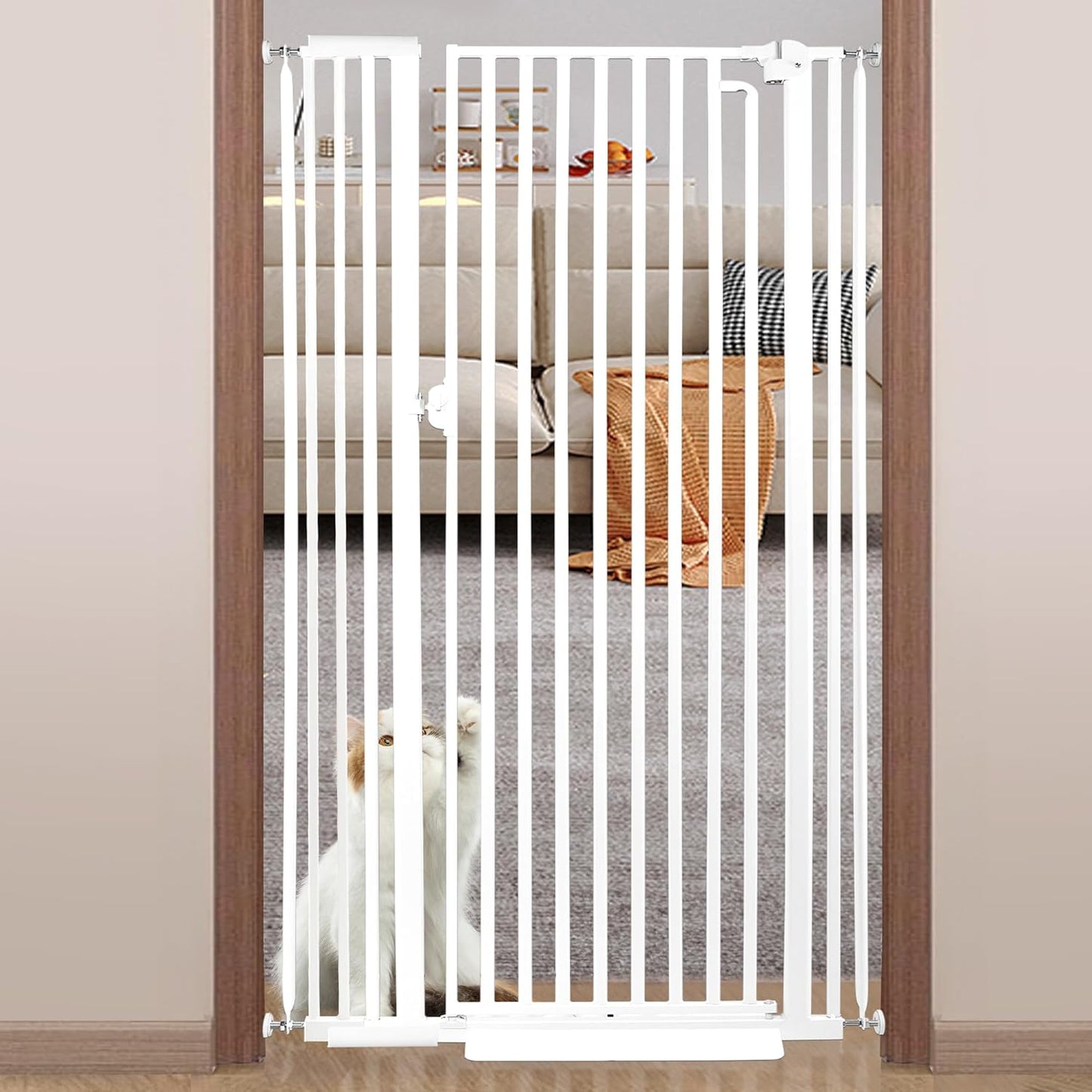 71 Extra Tall Cat Gate for Doorway: Perfect for Pet Safety