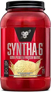 BSN SYNTHA-6 Whey Protein Powder: Delicious Vanilla Flavor