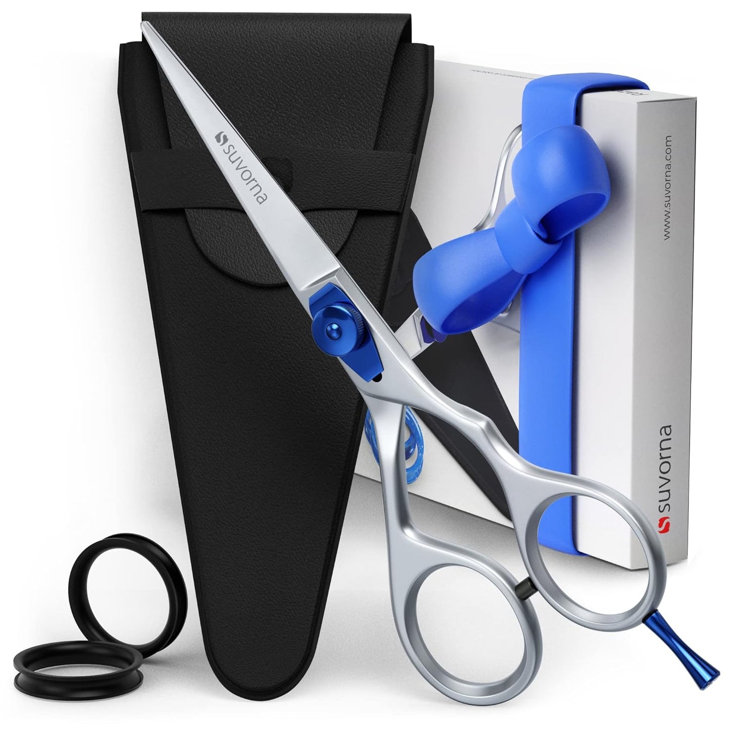 Suvorna 5.5 Inch Barber Scissors for Professional Hair Cutting