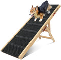 Dog Ramp for Bed 47.2 in Foldable Wooden Ramp - Gentle Climb