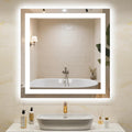 36x36 in LED Bathroom Mirror with Lights - Dual Light, Anti-Fog