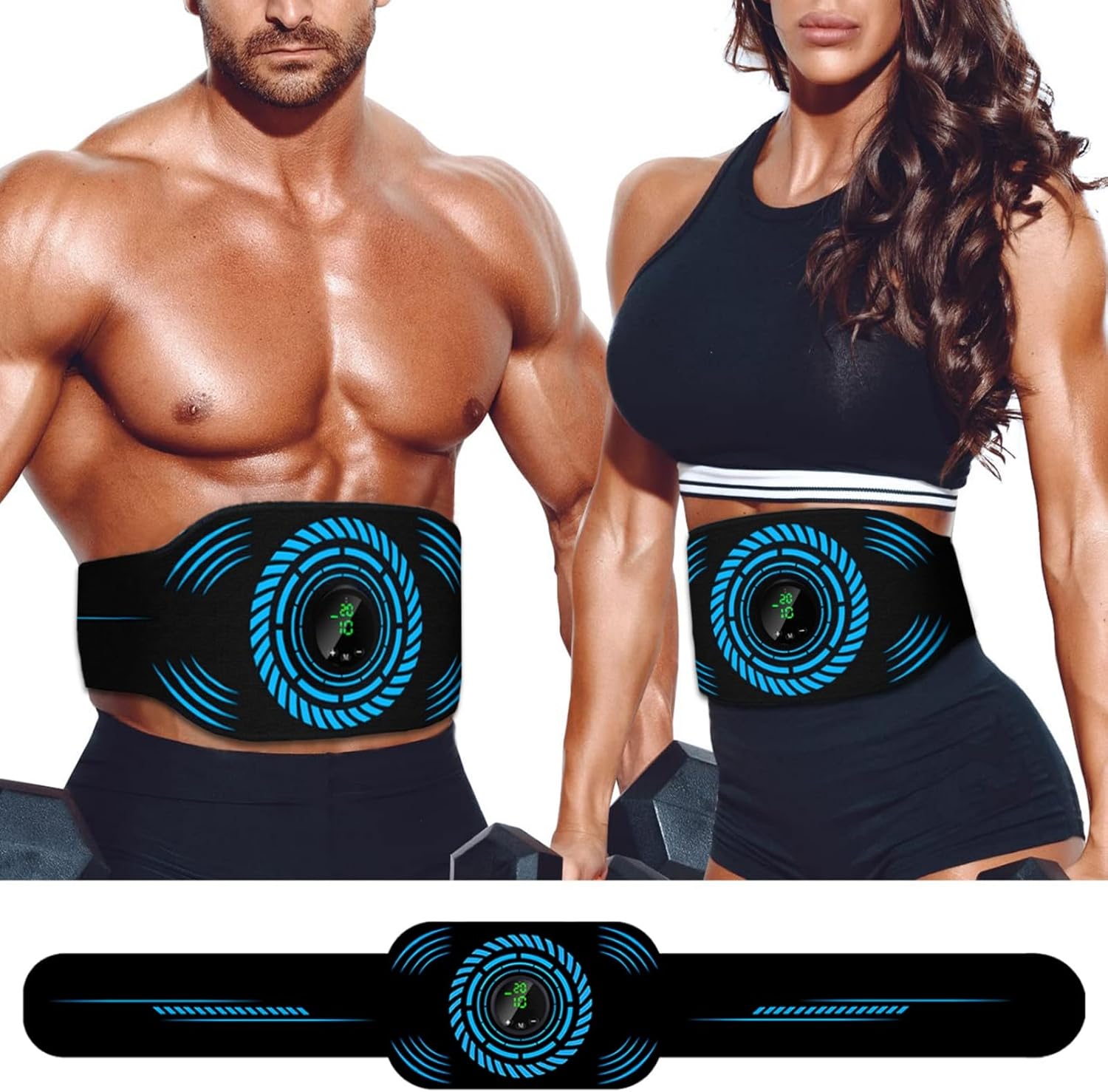 XENGUAN Ab Toning Belt - Home Office Fitness Essential 