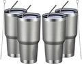 30oz Insulated Tumbler 4 Pack - Cold Grey Stainless Steel Travel Cups