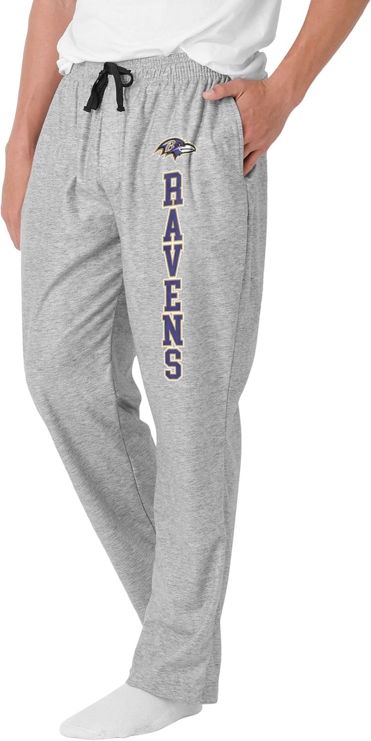 FOCO Men's NFL Team Logo Athletic Gray Lounge Pants Review