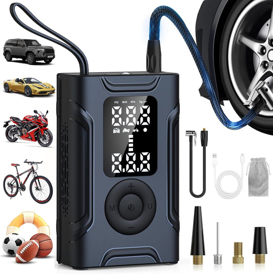 KIMMOO Portable Air Compressor: Fast Inflation, Anywhere!