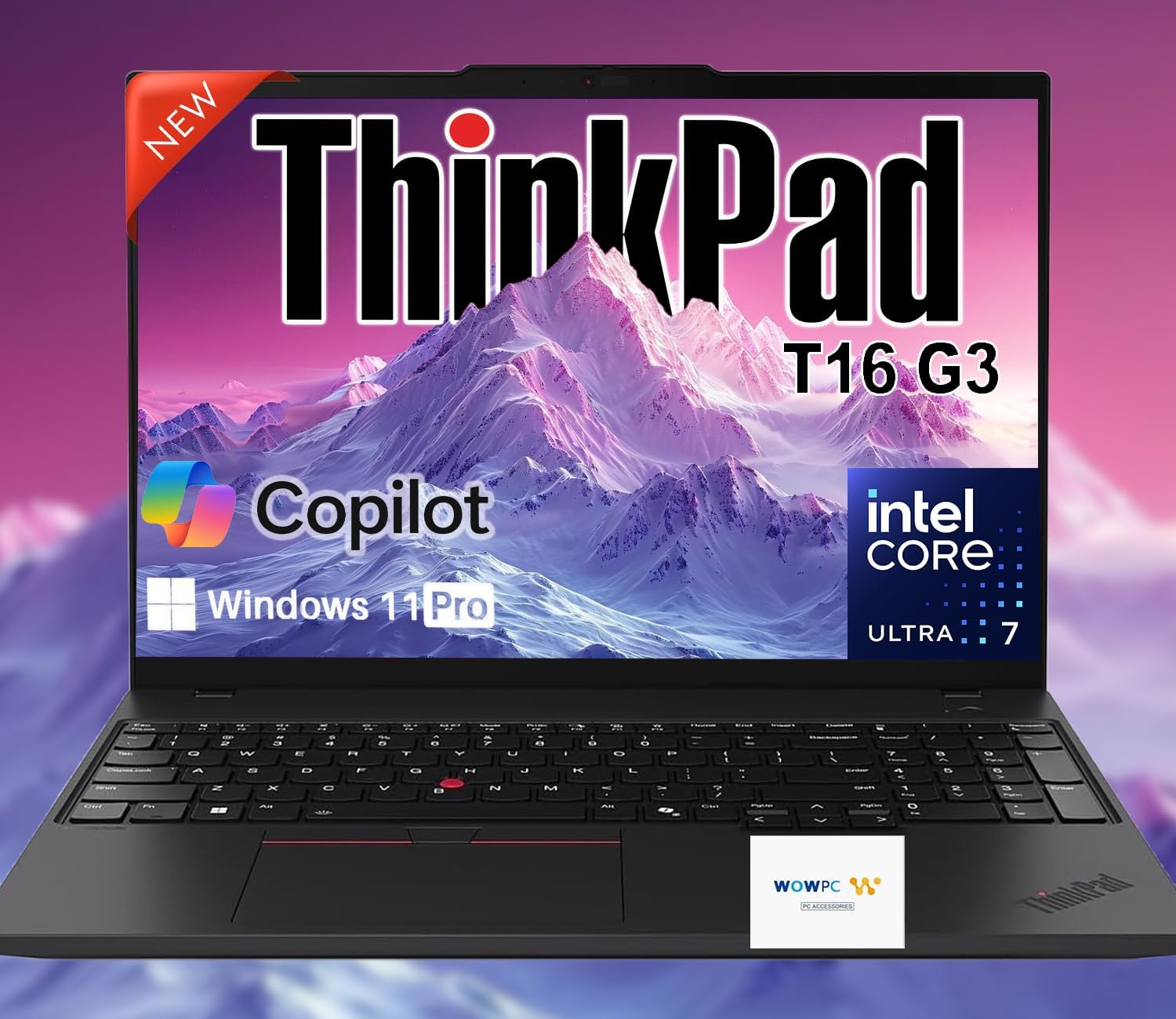 Lenovo ThinkPad T16 Gen 3 Business Laptop with Ultra 7ft