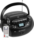 Retekess TR630 CD Cassette Player Boombox with USB and Radio