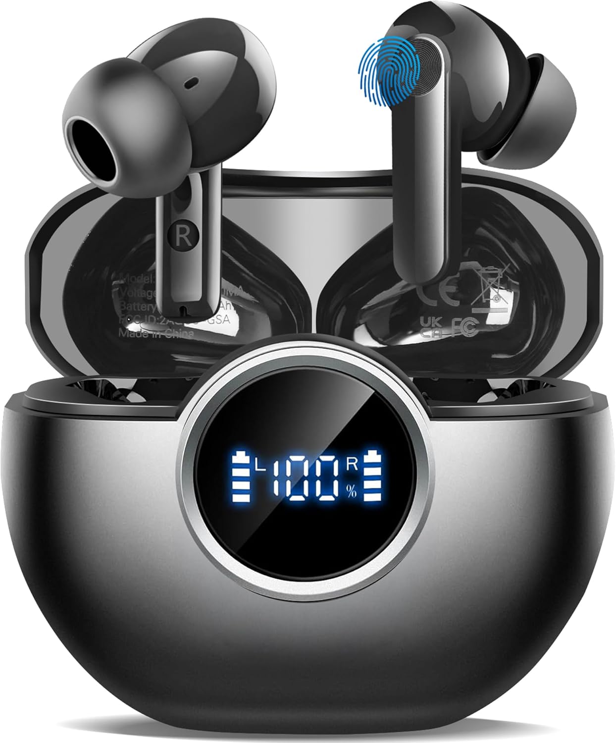 48H Playback True Wireless Earbuds: HiFi Stereo Sound