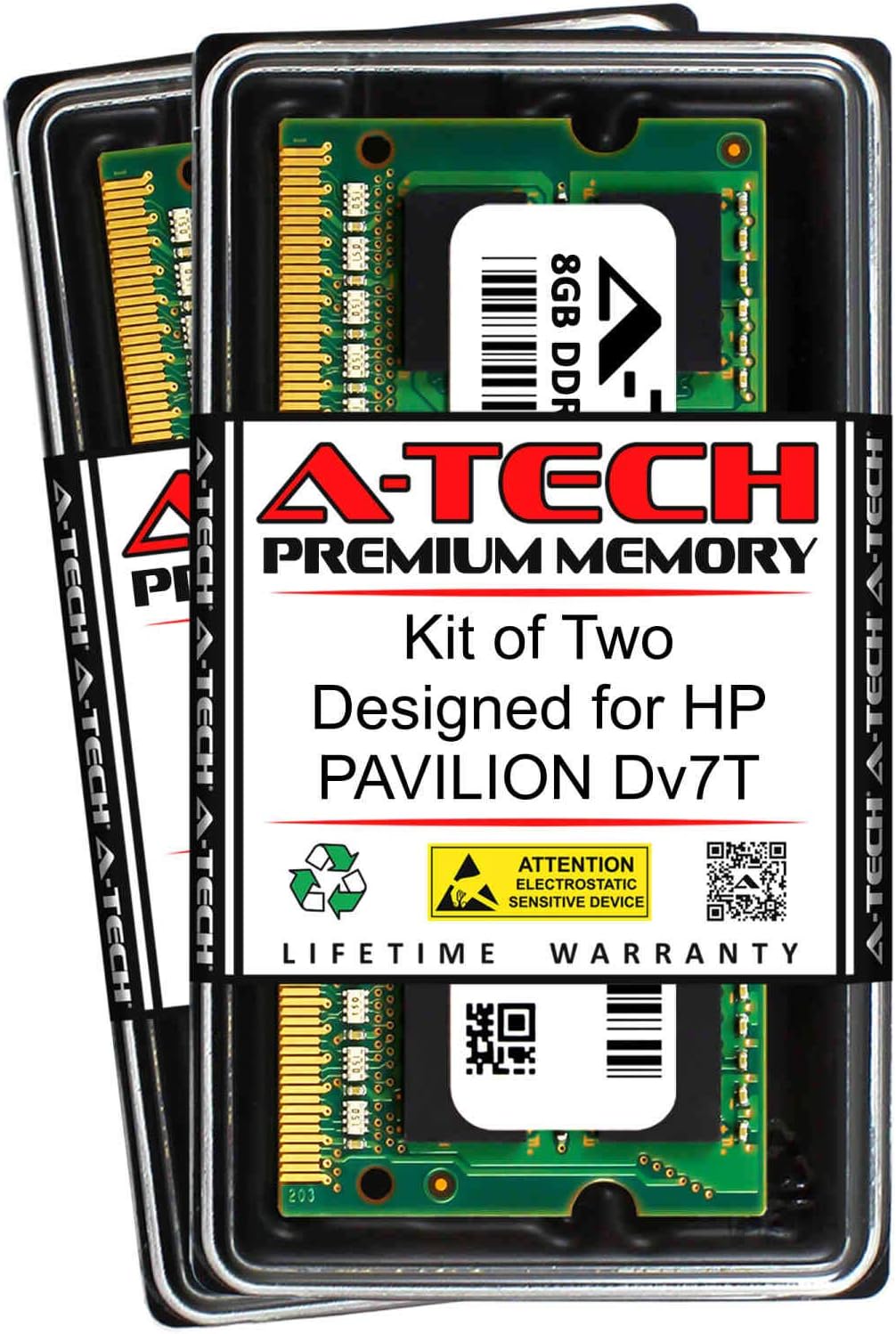 16GB DDR3 1333MHz RAM Upgrade Kit for HP Pavilion DV7T