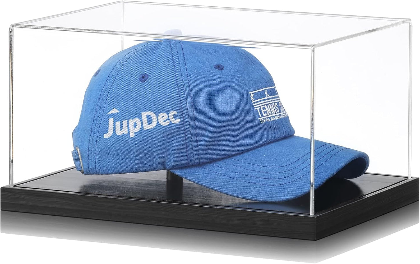 JupDec Hat Display Case for Baseball Caps with UV Protection