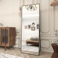 Full Length Mirror 64x21 in Nano Glass - Sleek Floor and Wall Mirror