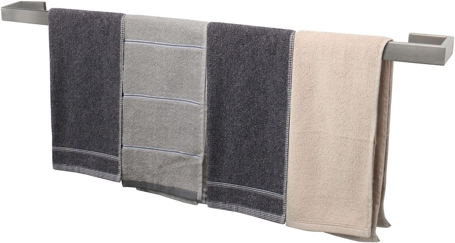 TocTen Bath Towel Rack - Heavy Duty Wall Mounted Towel Holder