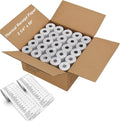 2 1/4ft x 50 ft Thermal Cash Register Receipt Paper - 500 Rolls