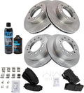 TRQ Front and Rear Brake Pad & Rotor Kit Compatible with 2003-2007 (1)