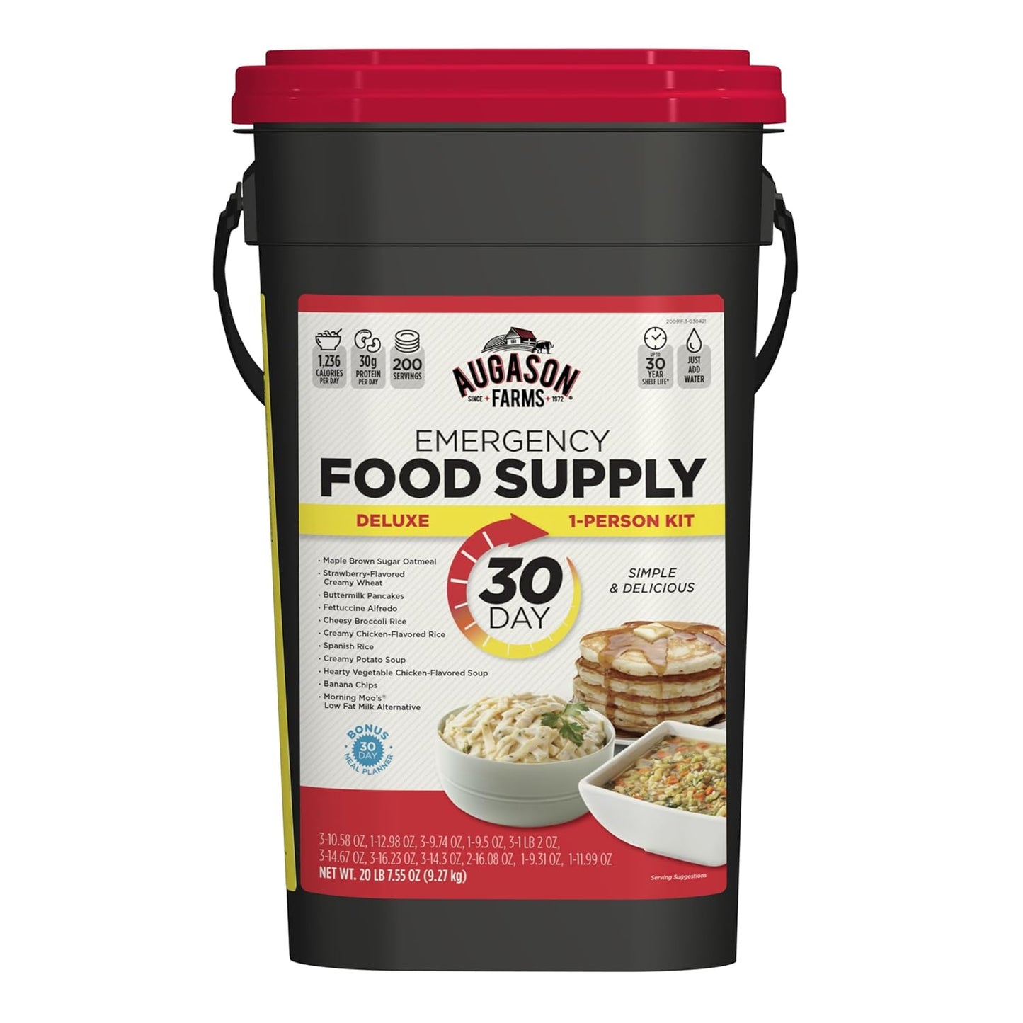 Augason Farms 30-Day Emergency Food Kit: Just Add Water