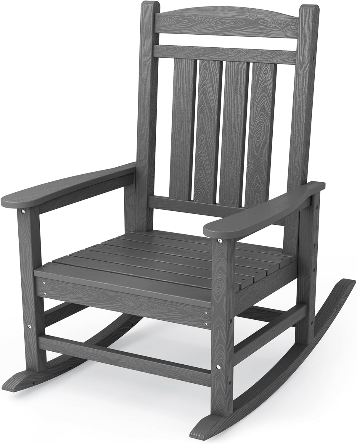 KINGYES HDPE Outdoor Rocking Chair for Ultimate Comfort