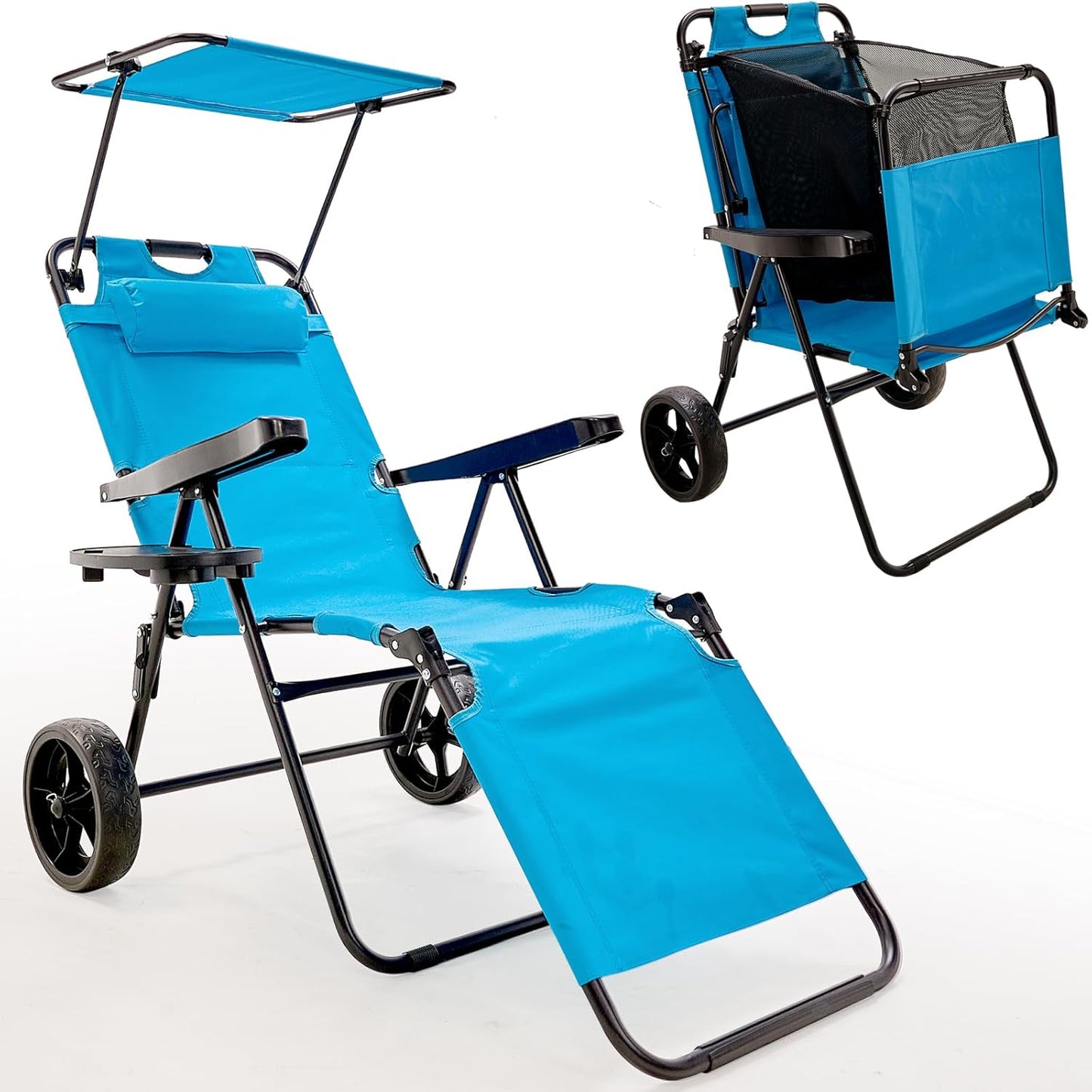 Slsy Beach Cart Chairs with Wheels for Ultimate Relaxation