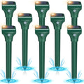 Mole Repellent for Lawns - Solar Ultrasonic Vibration Stakes