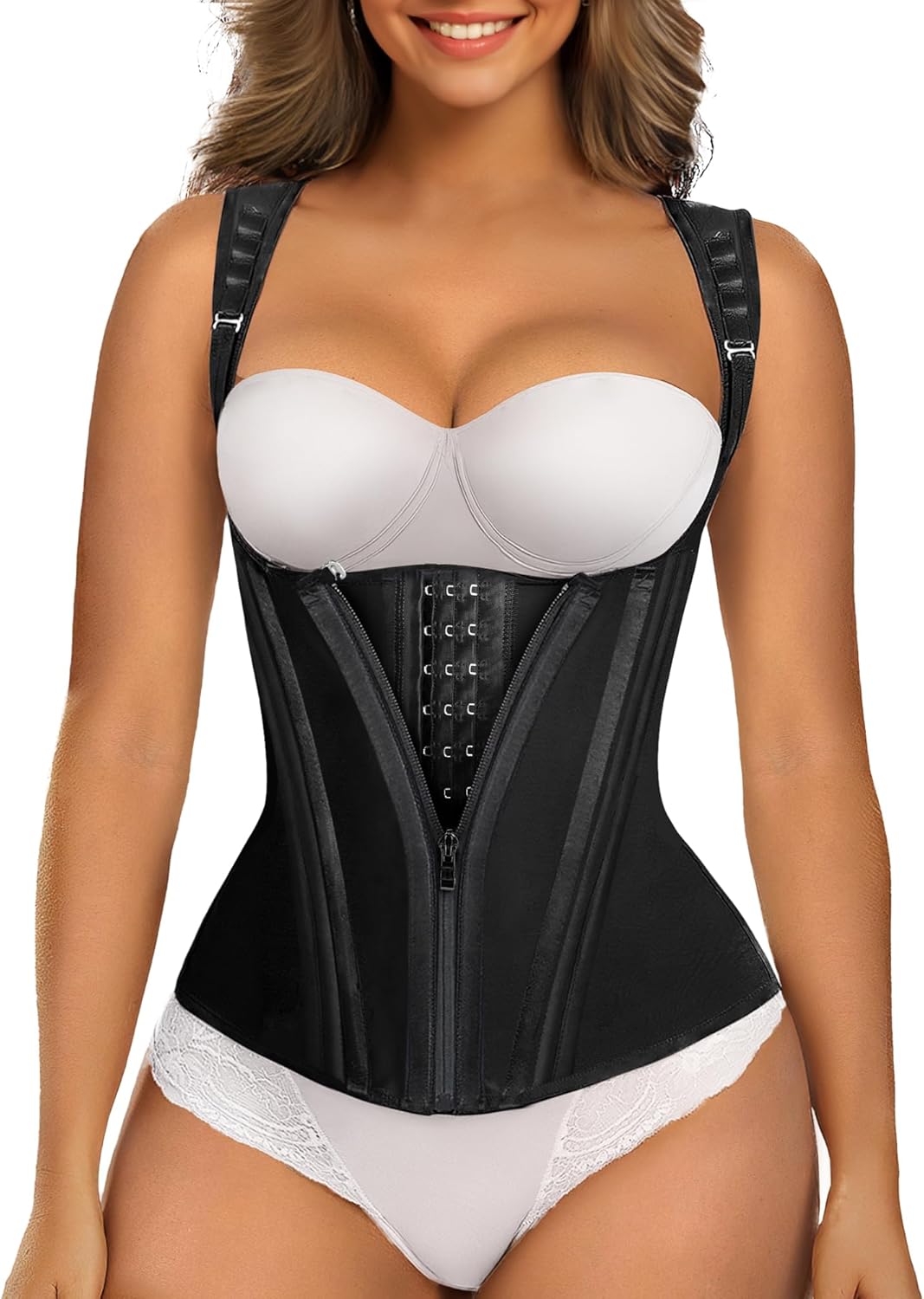 SHAPERX Waist Trainer Corset for Women Tummy Control Girdle