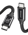 Thunderbolt 4 USB C Cable 15ft - 20Gbps Data, 240W Charging